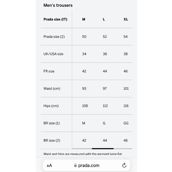 PRADA-MEN’S Cotton Dress Pant (Size:50) - Picture 12 of 12